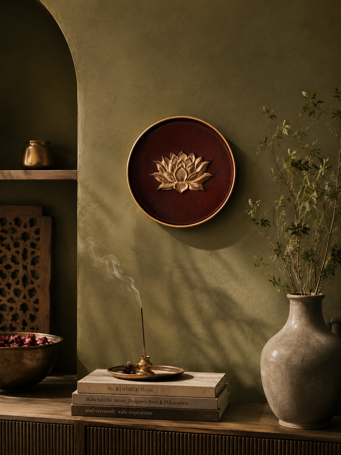 The Lotus Grace Wall Plate
